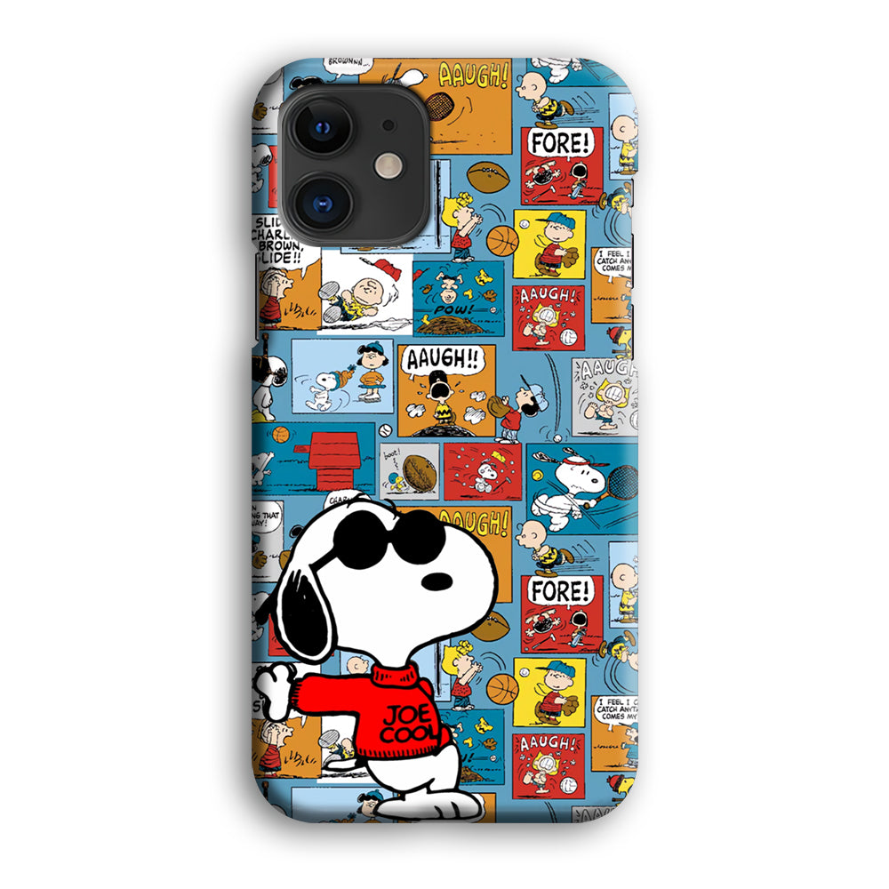 Snoopy Colorful Page iPhone 12 Case