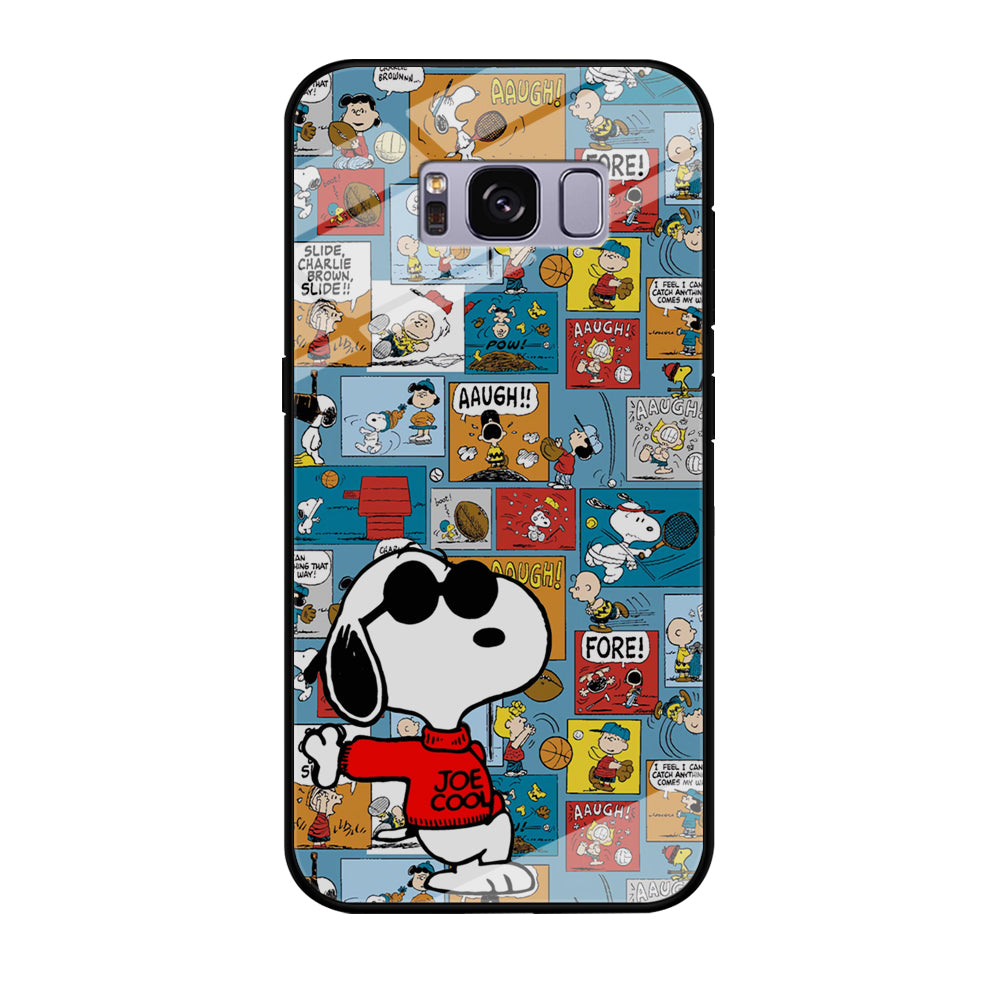 Snoopy Colorful Page Samsung Galaxy S8 Case