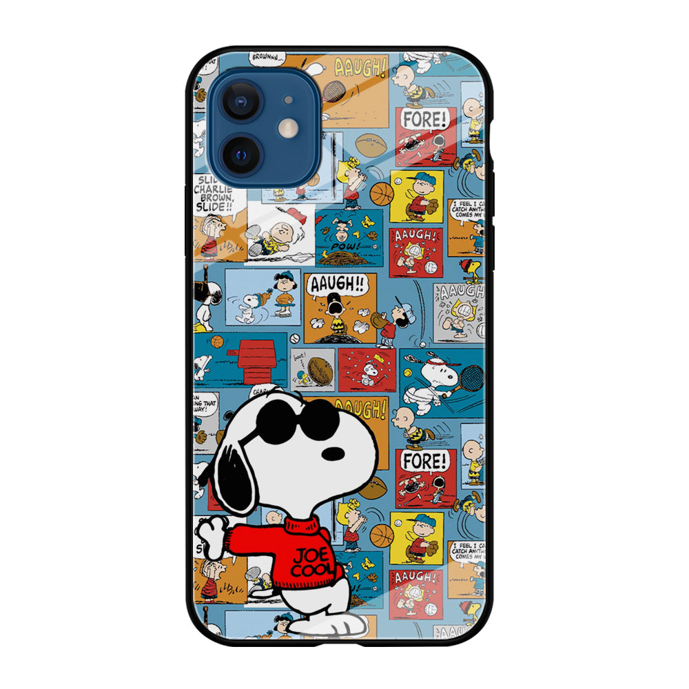 Snoopy Colorful Page iPhone 12 Case