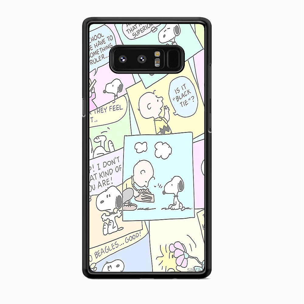 Snoopy Comic Samsung Galaxy Note 8 Case