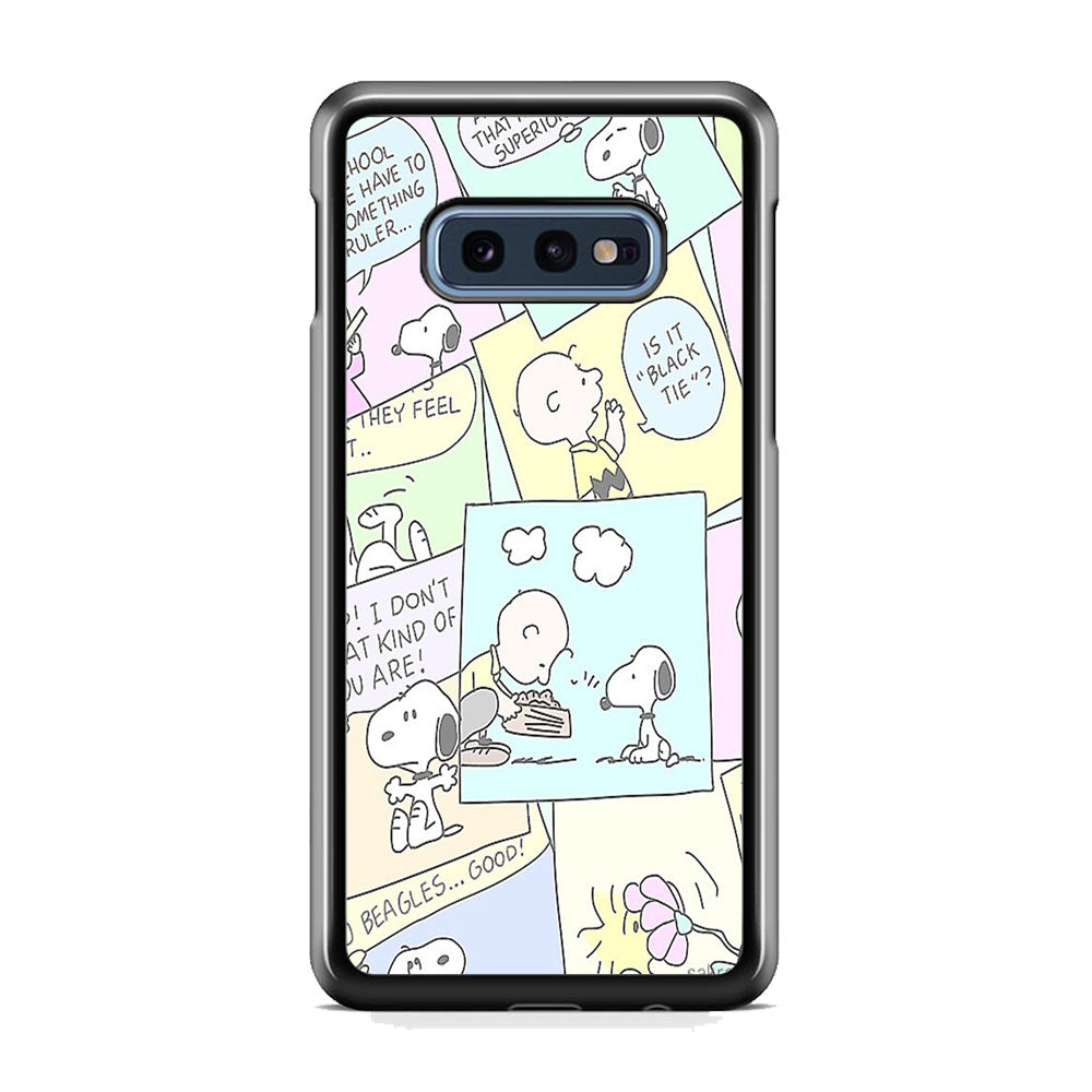 Snoopy Comic Samsung Galaxy S10E Case