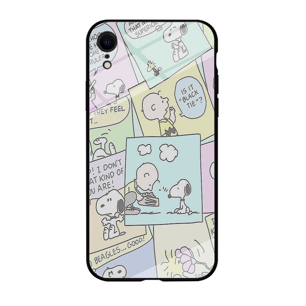Snoopy Comic iPhone XR Case