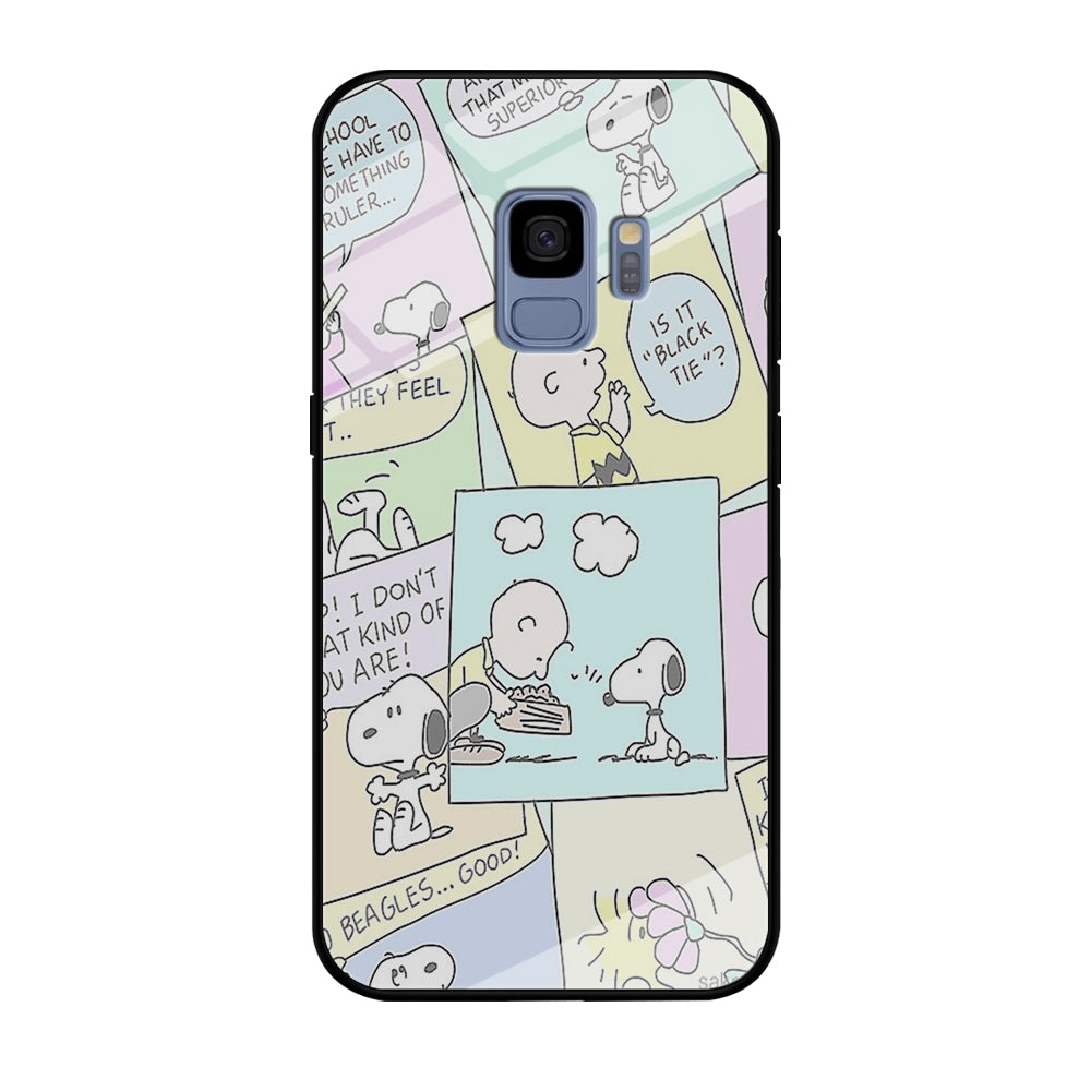 Snoopy Comic Samsung Galaxy S9 Case