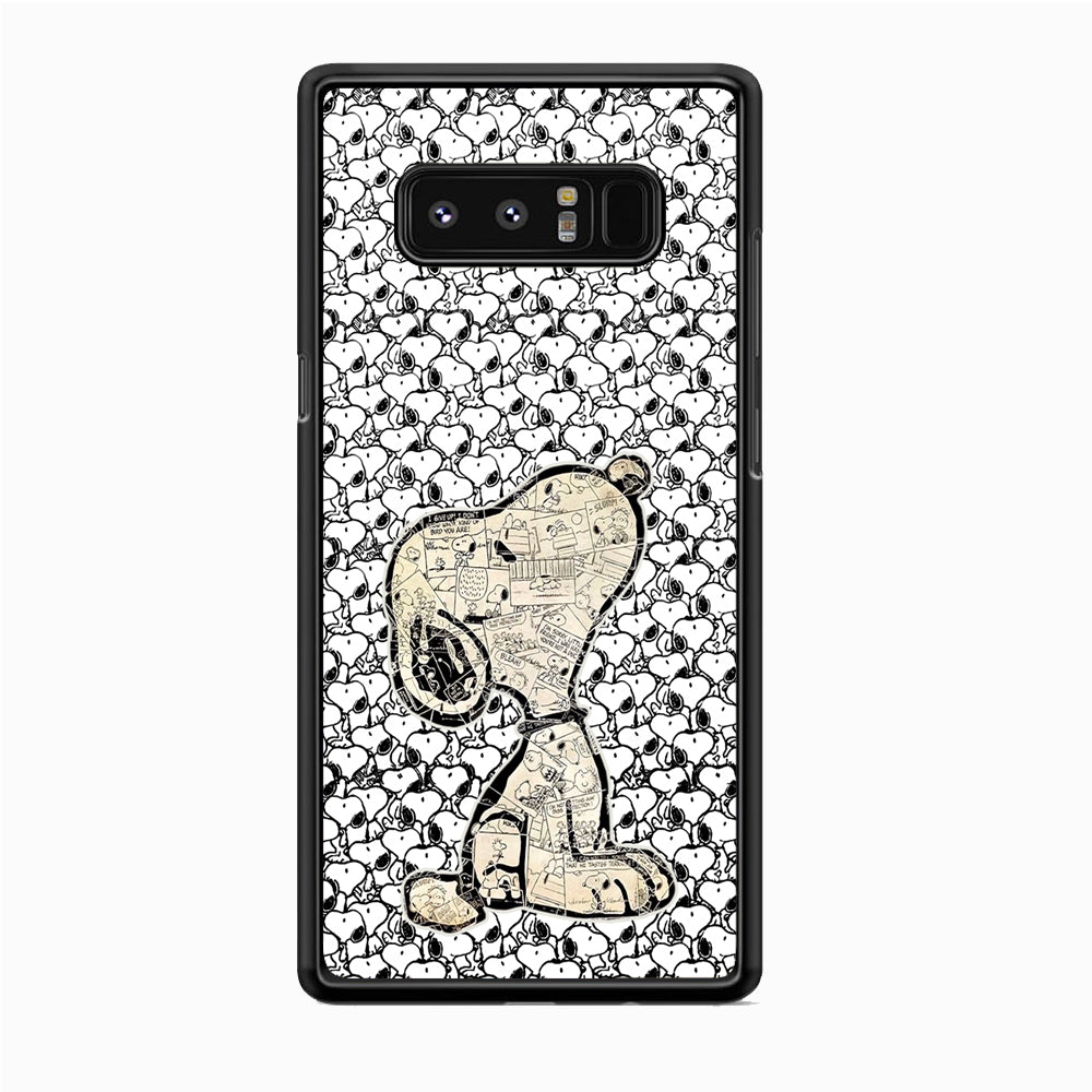 Snoopy Comic in Dog Samsung Galaxy Note 8 Case