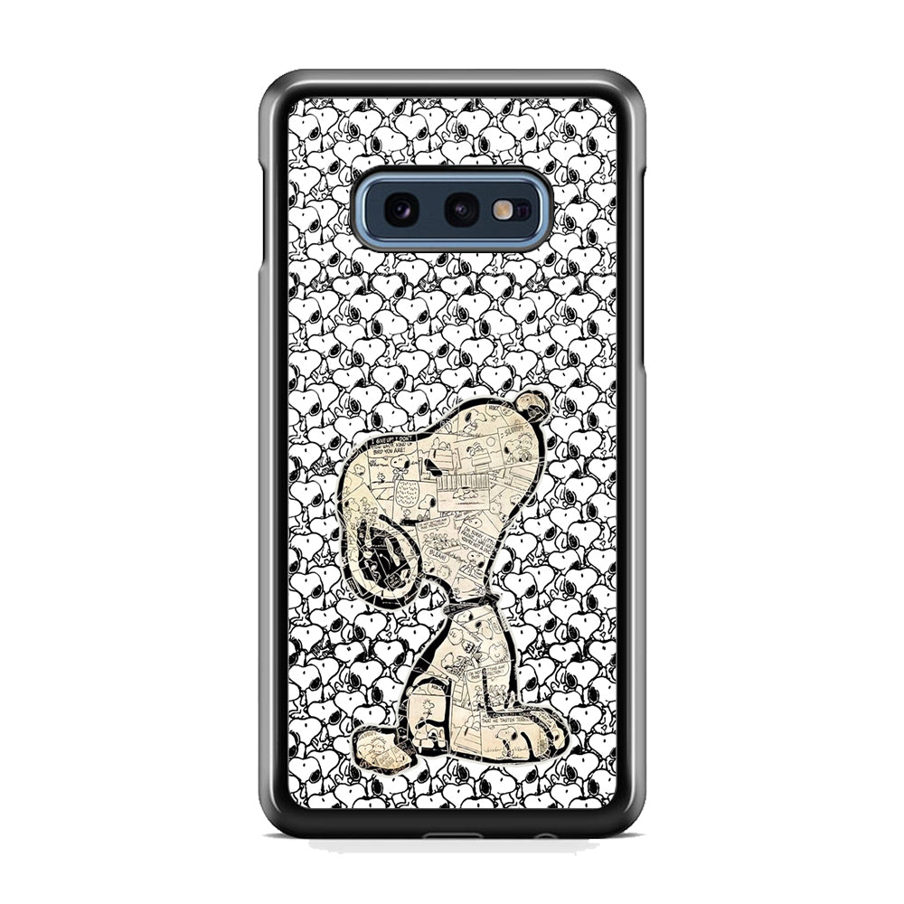 Snoopy Comic in Dog Samsung Galaxy S10E Case