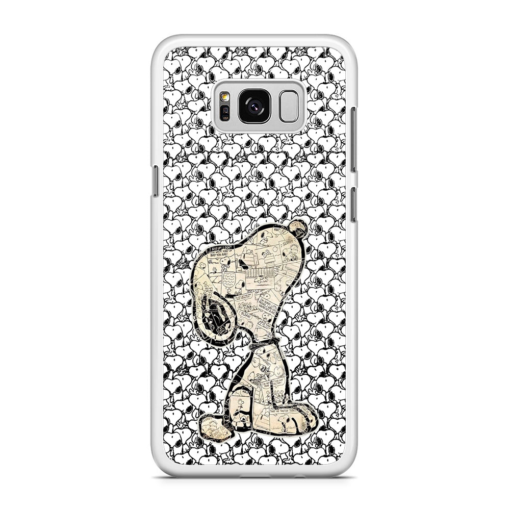 Snoopy Comic in Dog Samsung Galaxy S8 Case