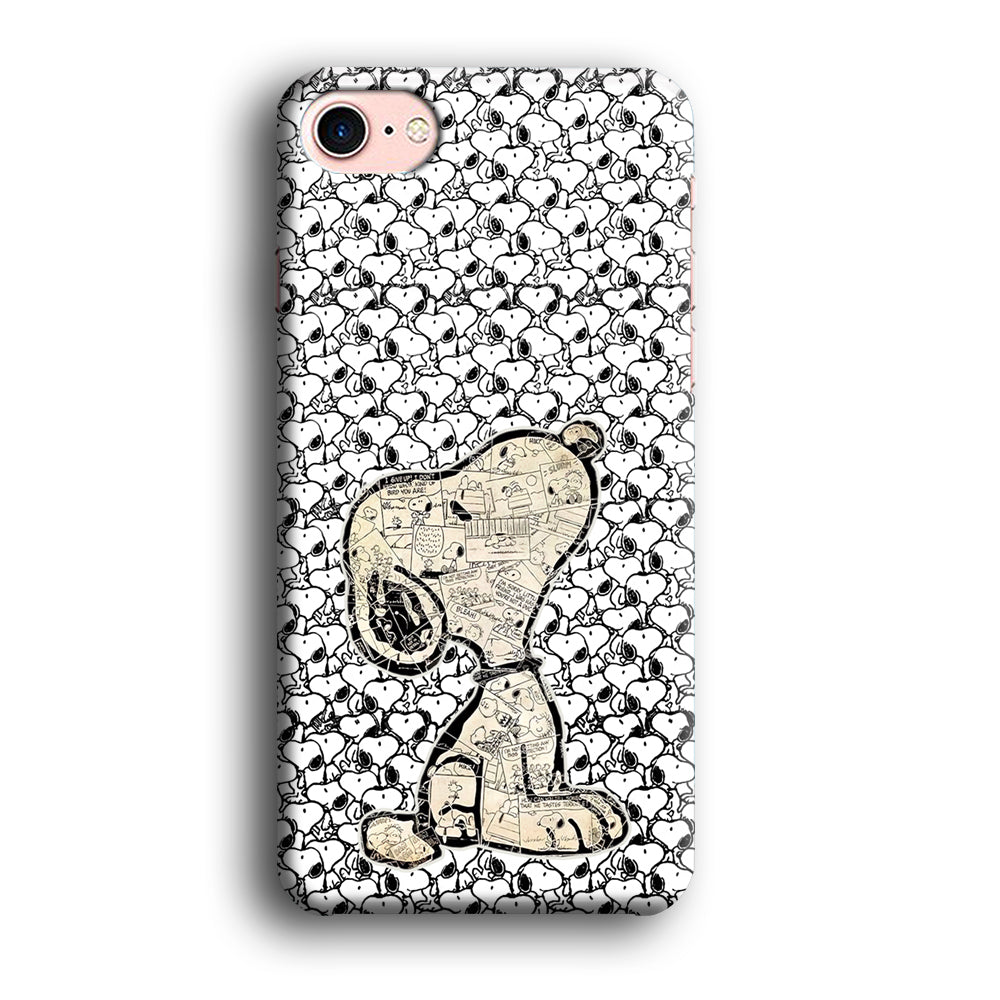 Snoopy Comic in Dog iPhone 8 Case