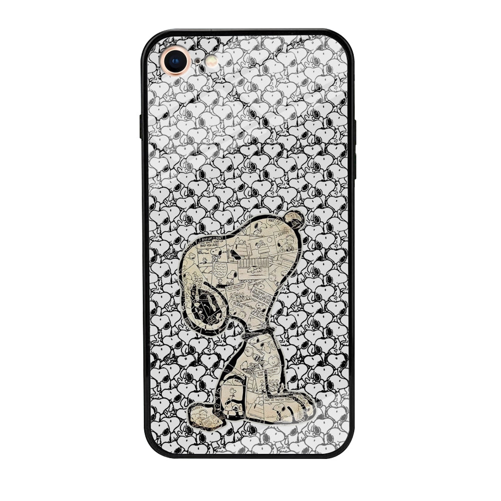 Snoopy Comic in Dog iPhone 8 Case