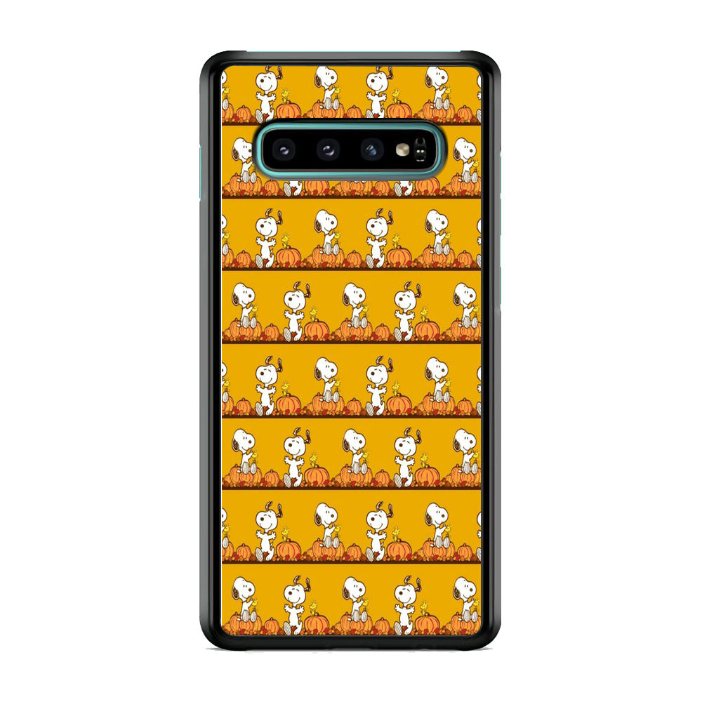 Snoopy Happy farm Fruit Samsung Galaxy S10 Plus Case