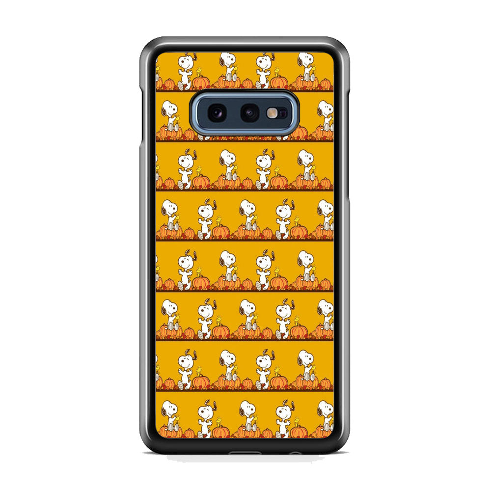 Snoopy Happy farm Fruit Samsung Galaxy S10E Case