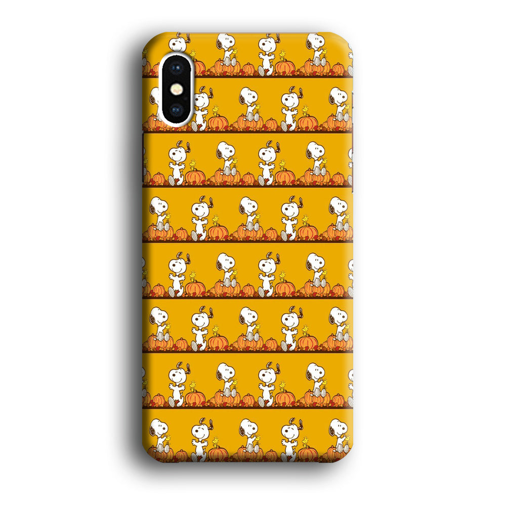 Snoopy Happy farm Fruit iPhone XS Case