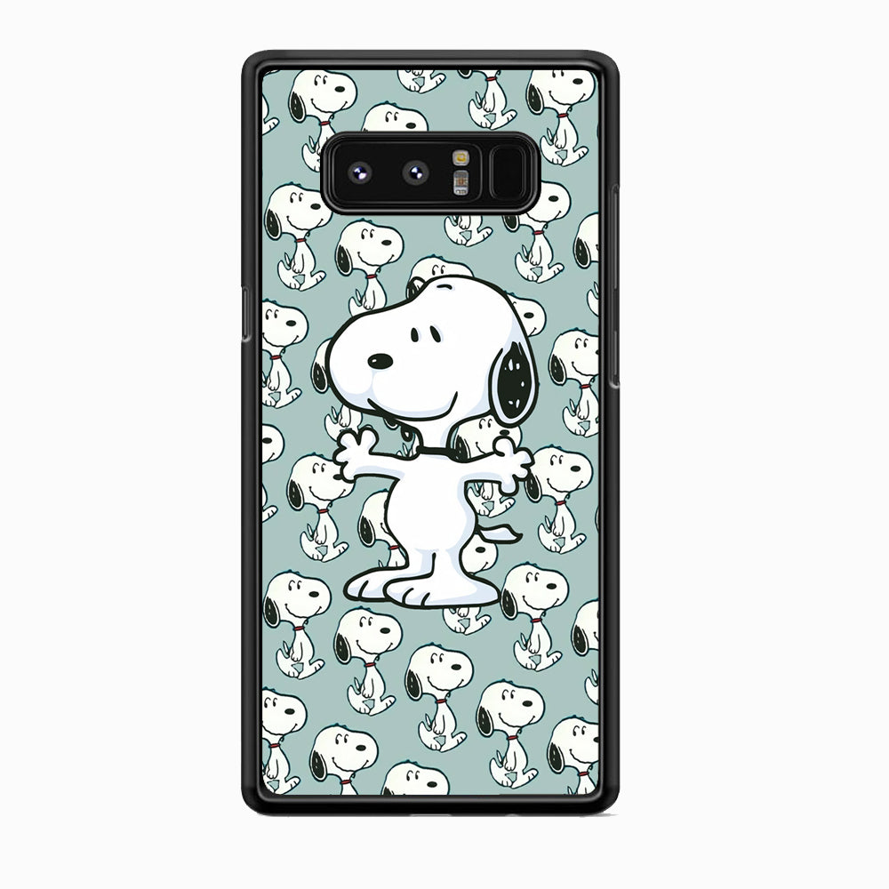 Snoopy Hug Coming Samsung Galaxy Note 8 Case