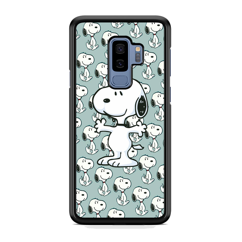 Snoopy Hug Coming Samsung Galaxy S9 Plus Case