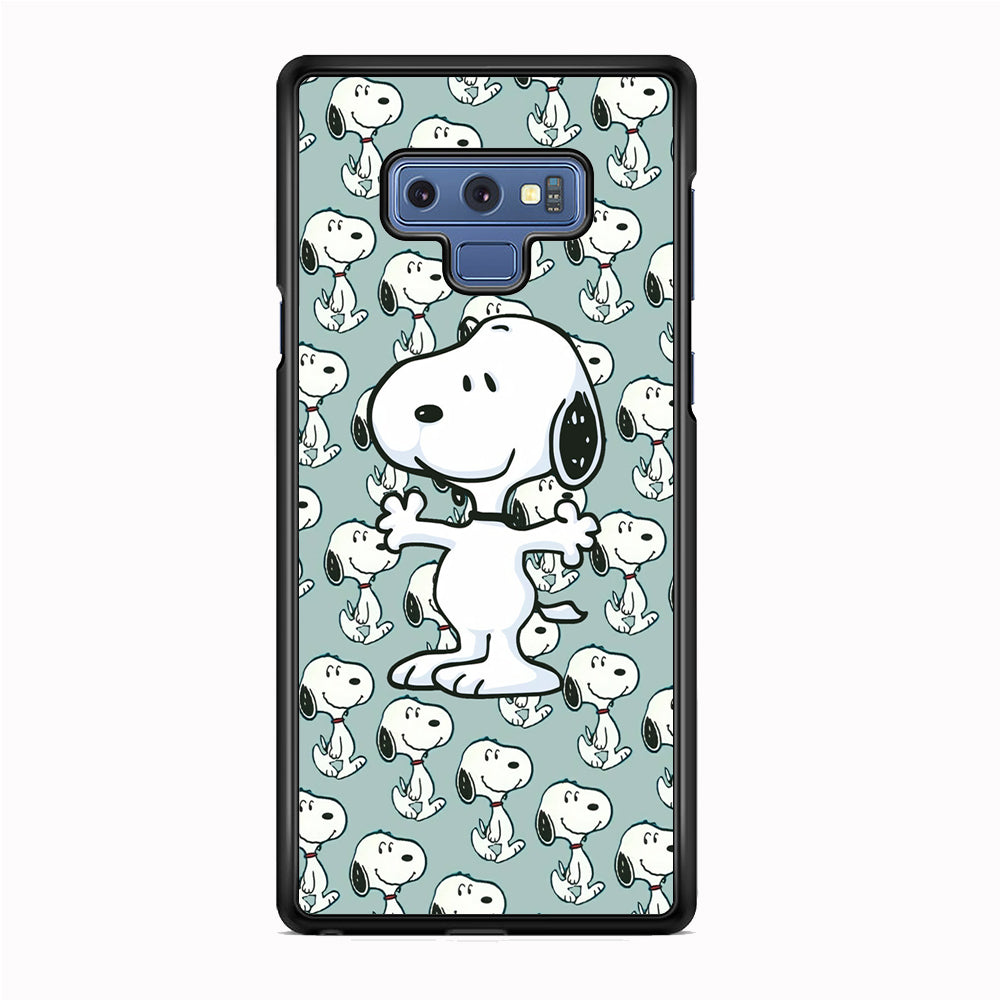 Snoopy Hug Coming Samsung Galaxy Note 9 Case