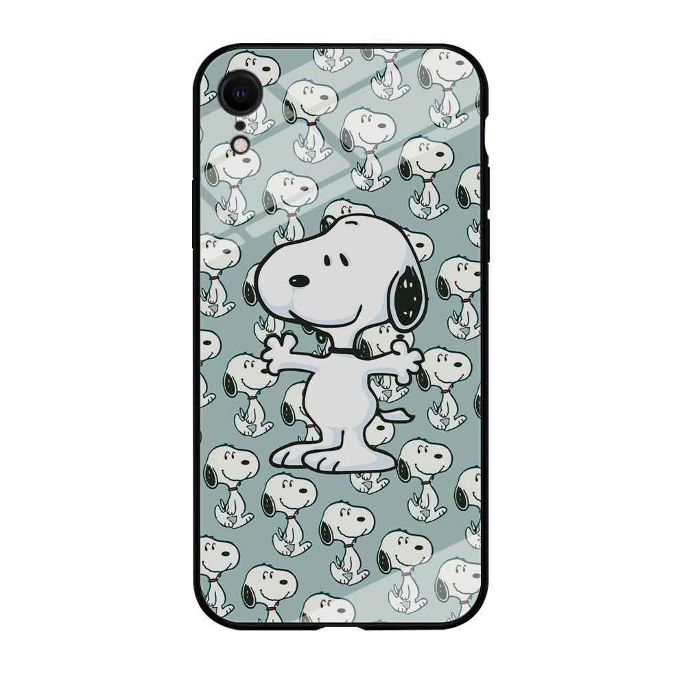 Snoopy Hug Coming iPhone XR Case