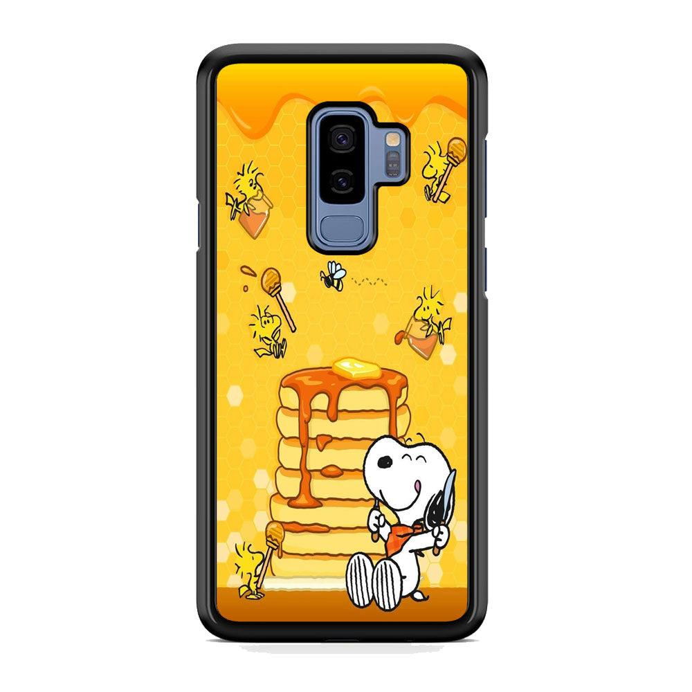Snoopy Like Eat Pancake Hooney Samsung Galaxy S9 Plus Case
