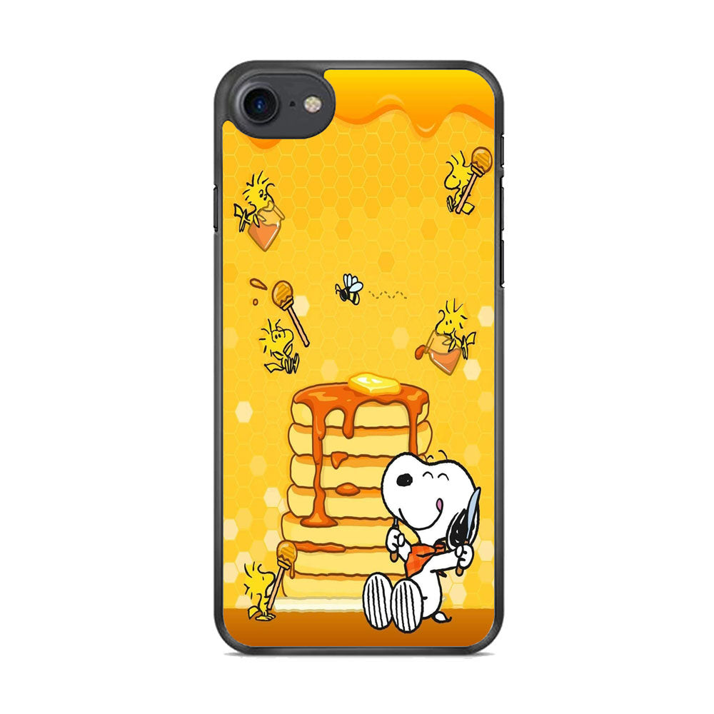 Snoopy Like Eat Pancake Hooney iPhone 7 Case