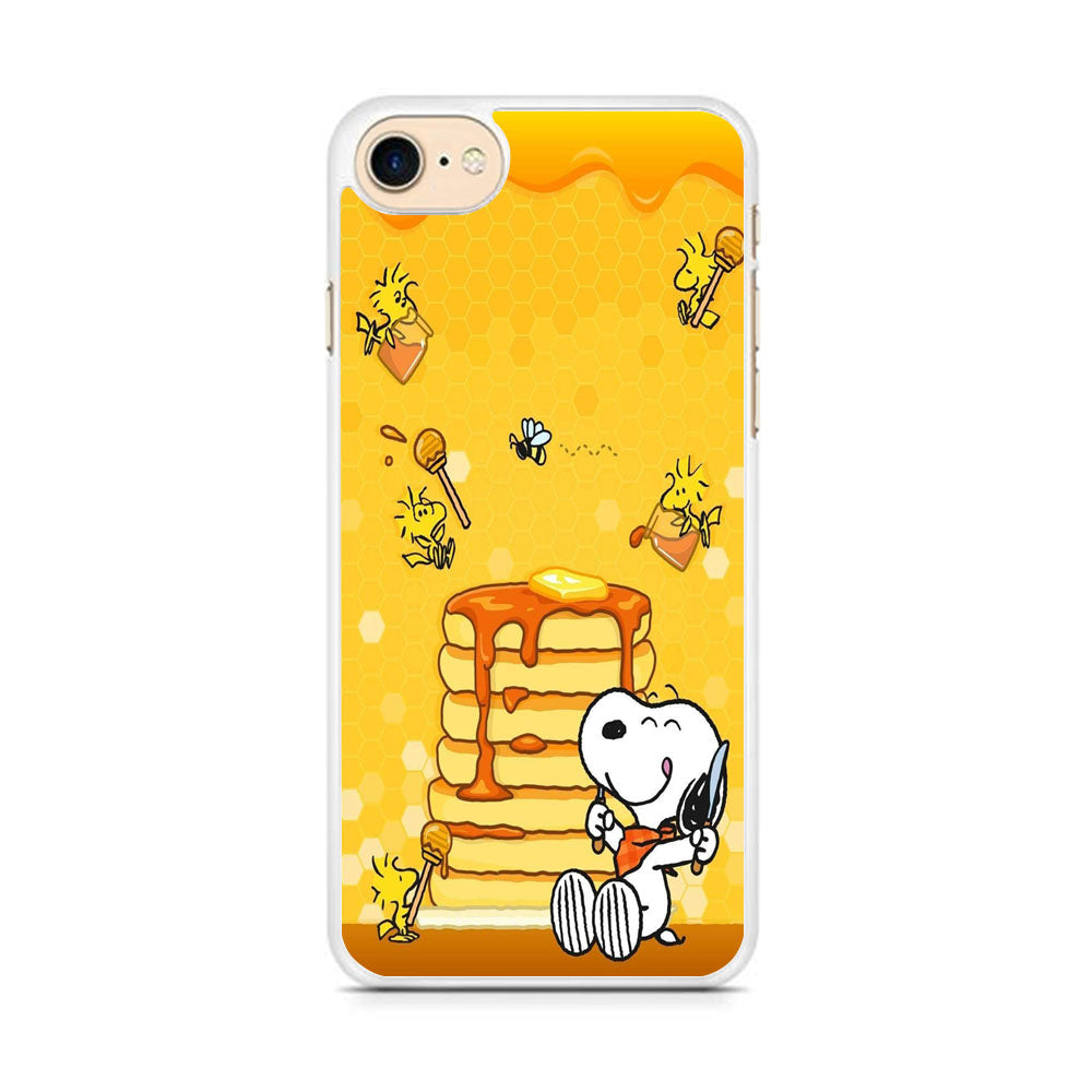Snoopy Like Eat Pancake Hooney iPhone 8 Case