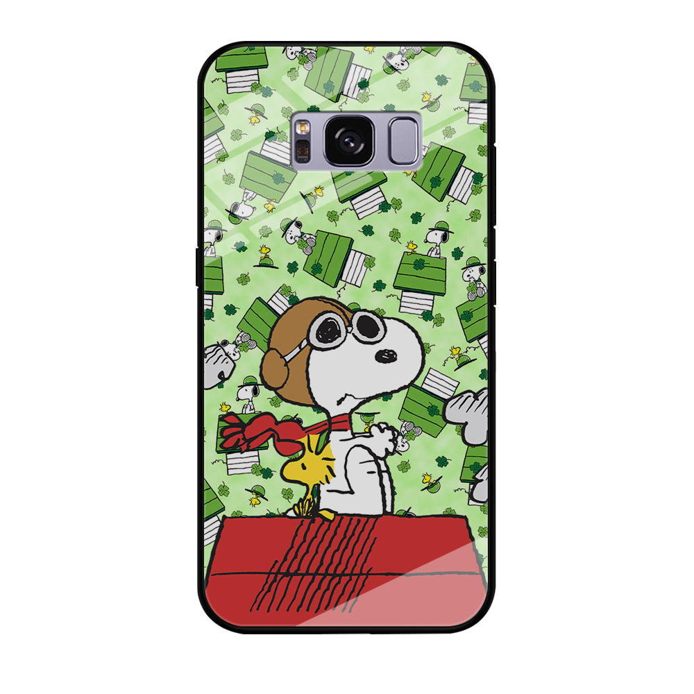 Snoopy Pilot Role Samsung Galaxy S8 Case
