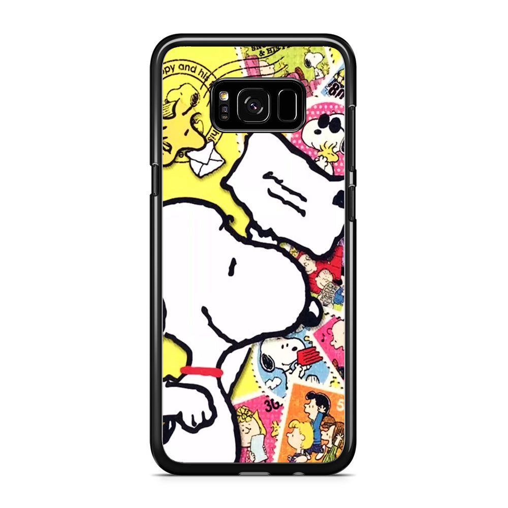 Snoopy Sending The Letter Samsung Galaxy S8 Case