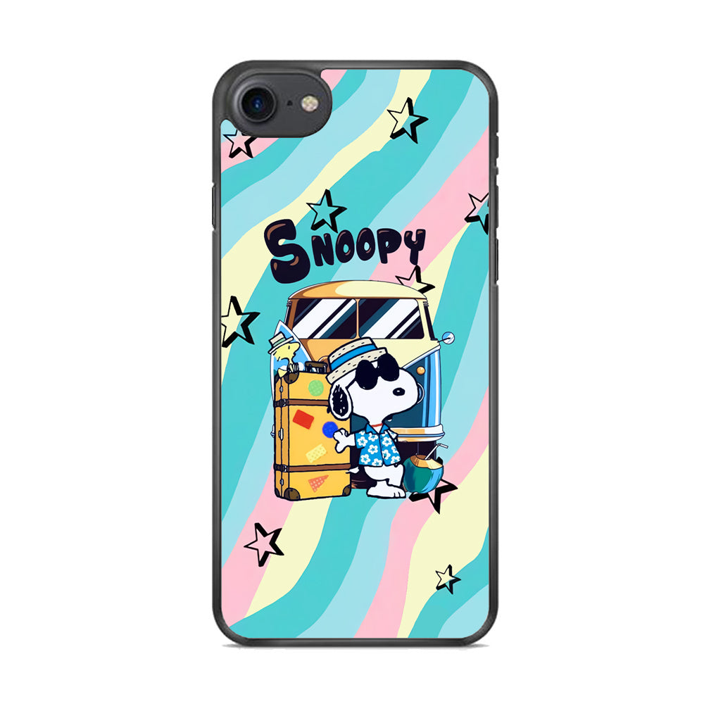 Snoopy Vacation Duty iPhone 8 Case