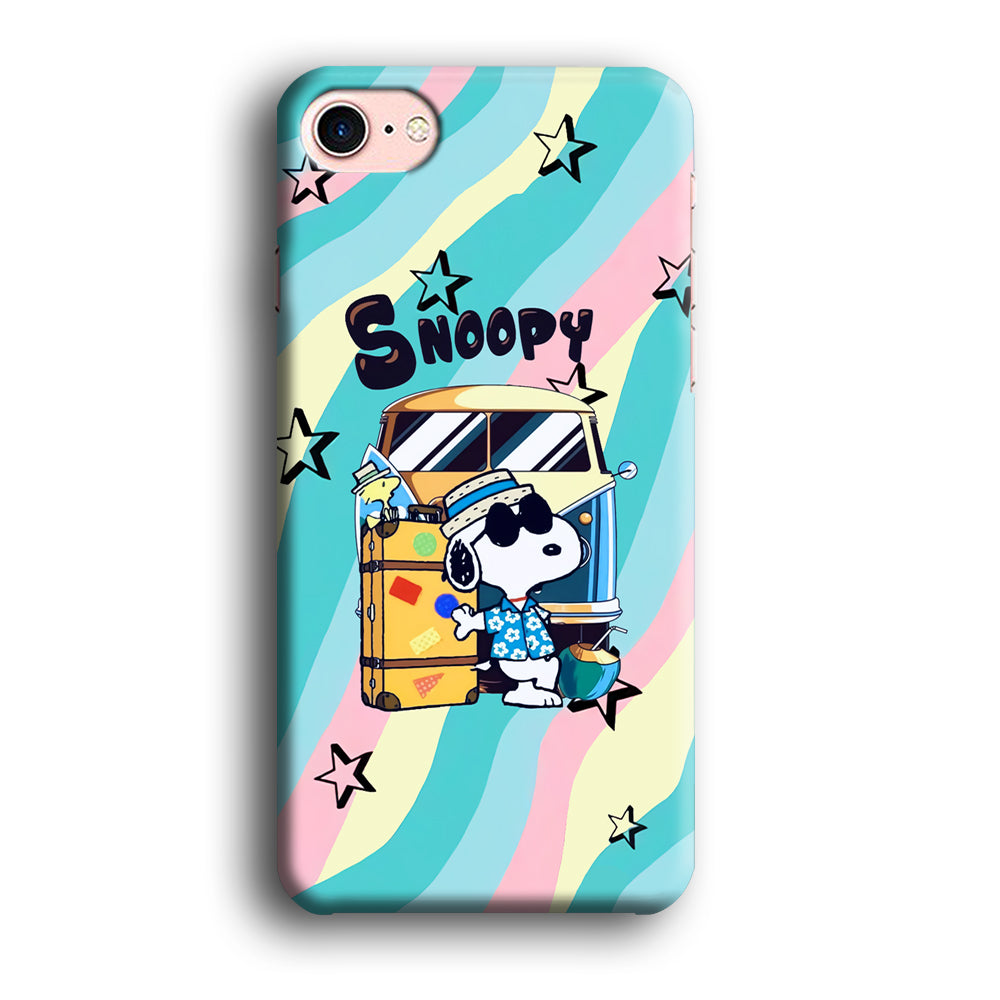 Snoopy Vacation Duty iPhone 8 Case