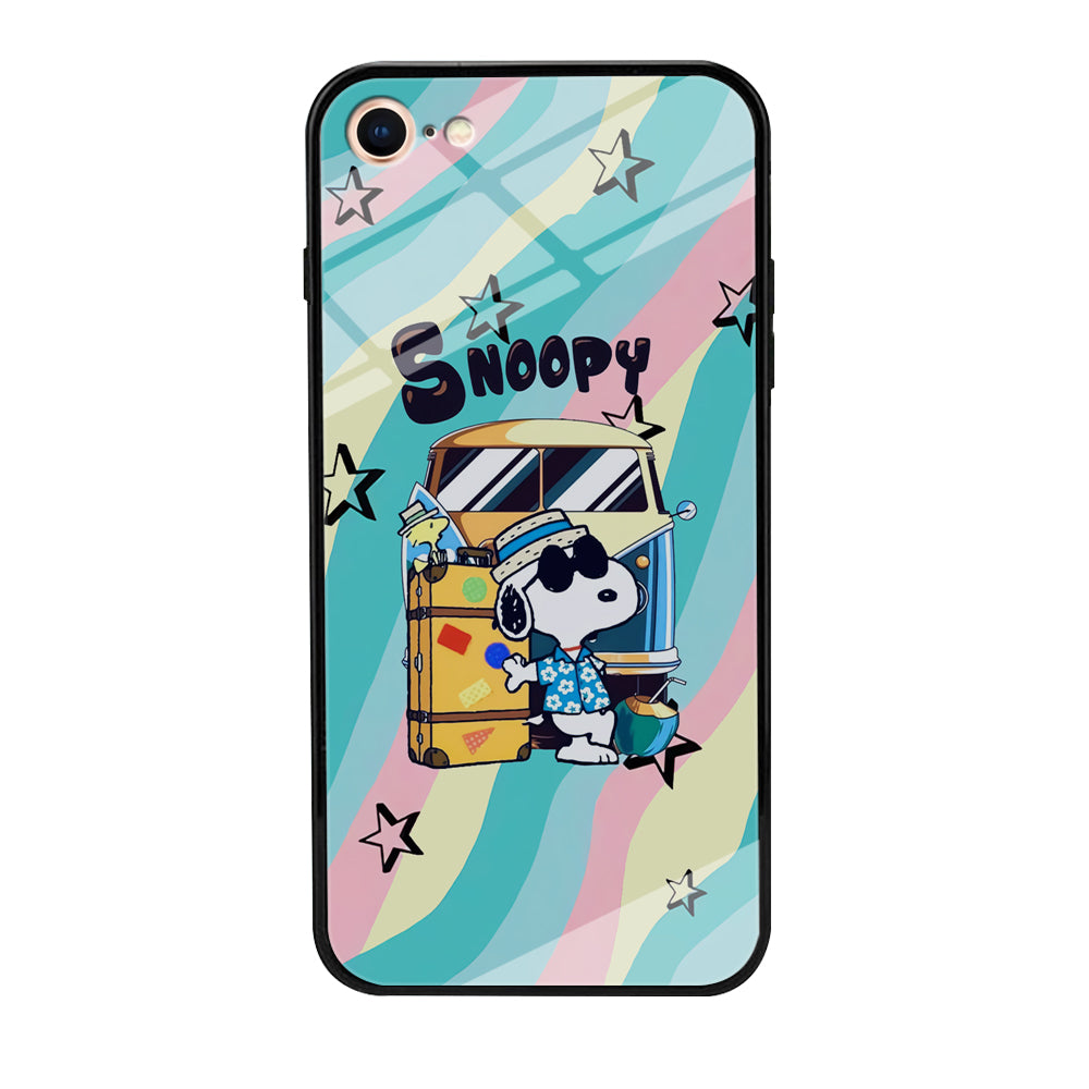 Snoopy Vacation Duty iPhone 8 Case