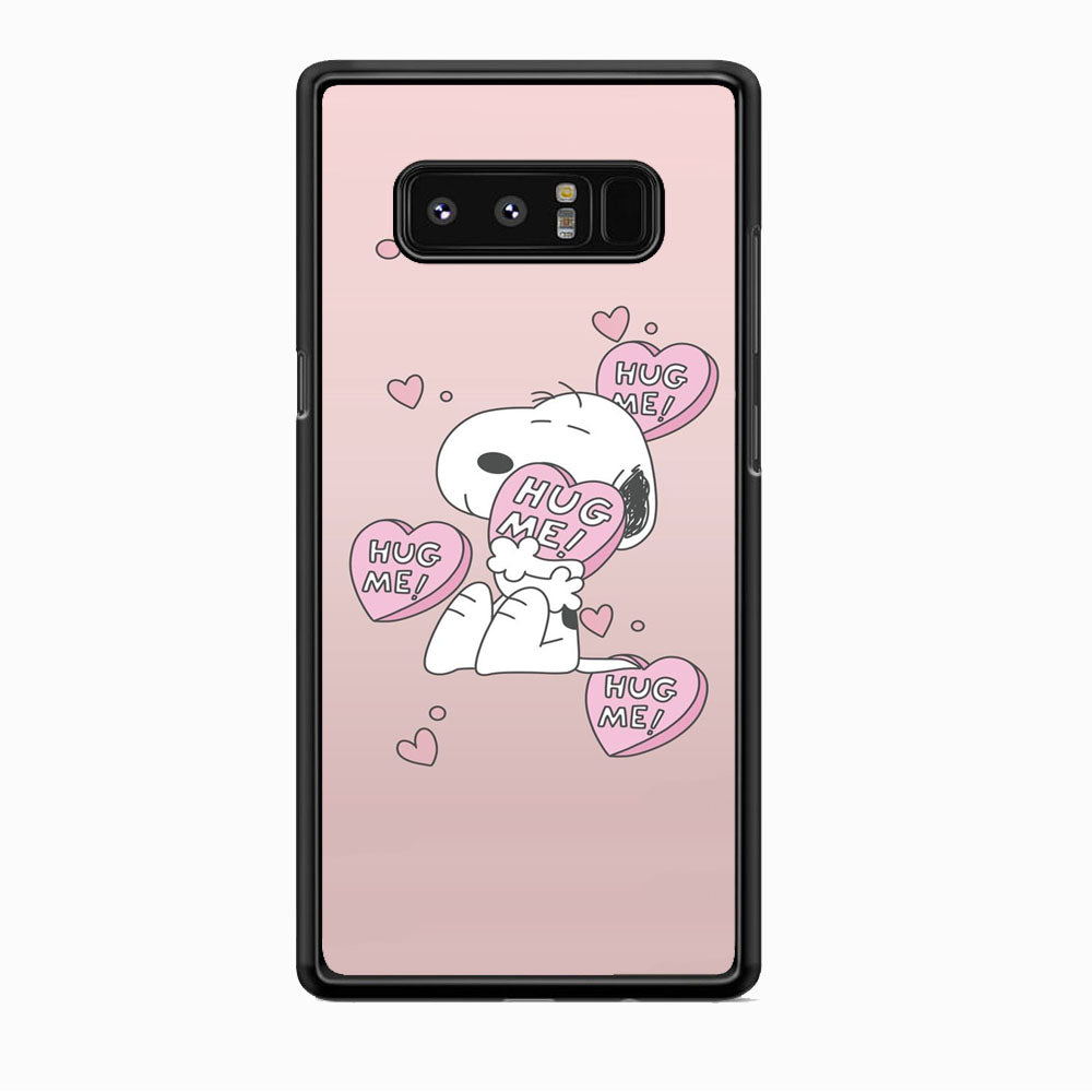 Snoopy Want A Hug Samsung Galaxy Note 8 Case