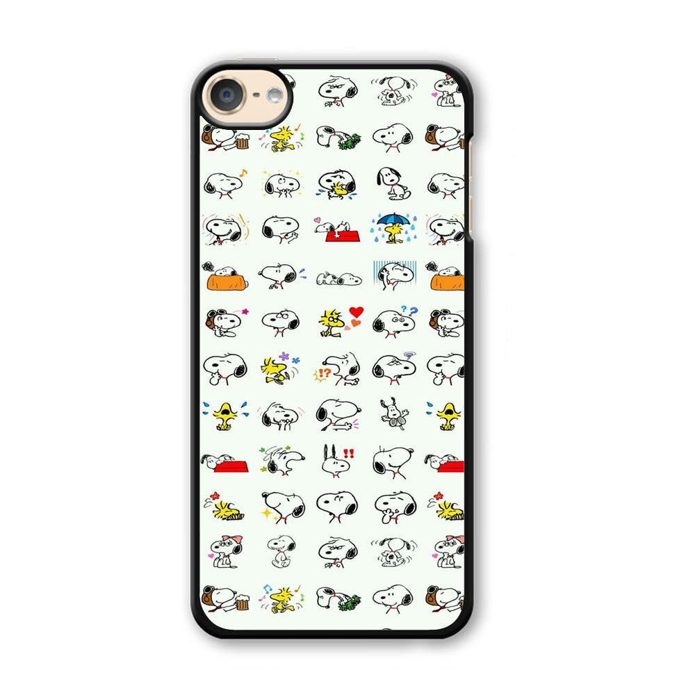 Snoopy White Emoji iPod Touch 6 Case - Carneyforia