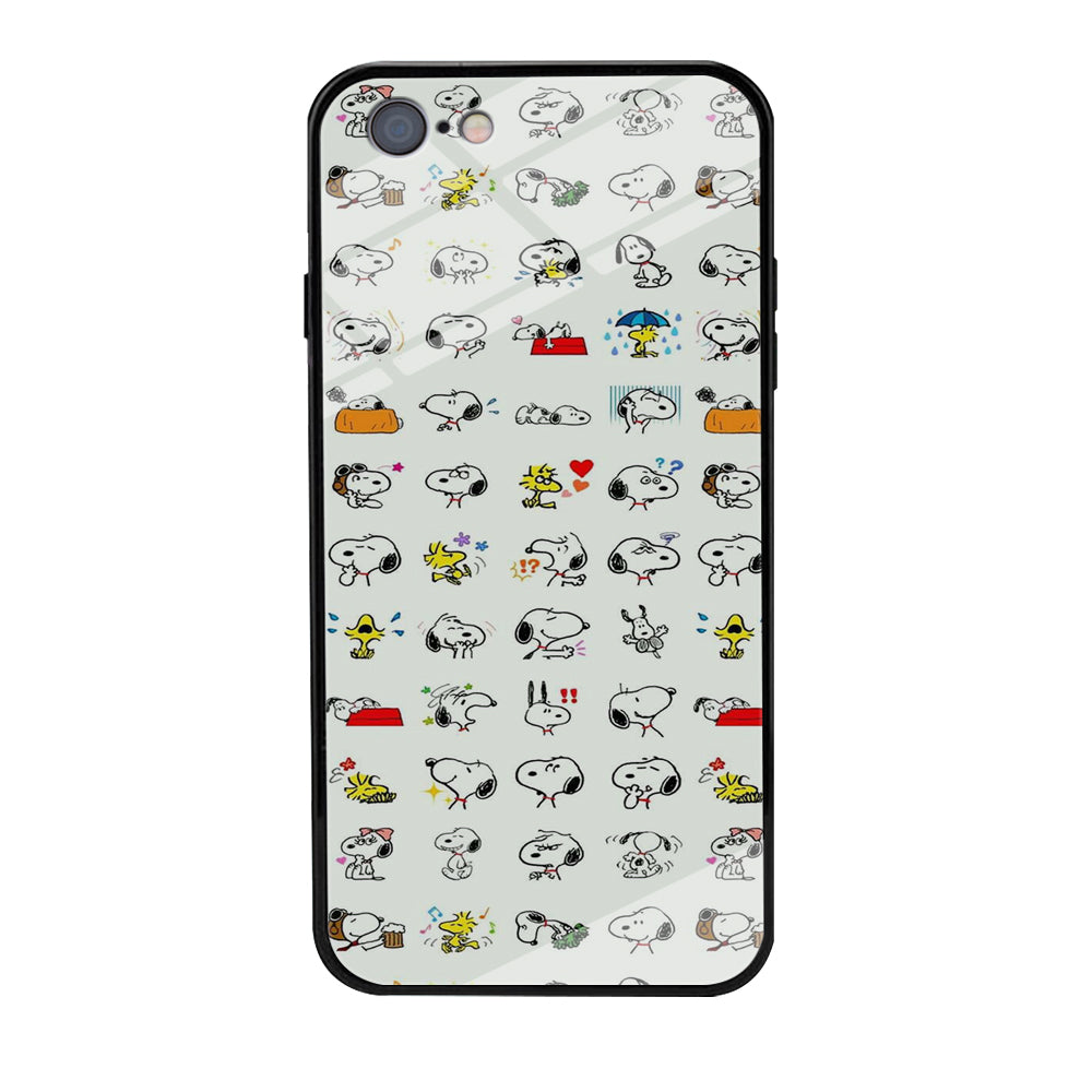 Snoopy White Emoji iPhone 6 | 6s Case - carneyforia