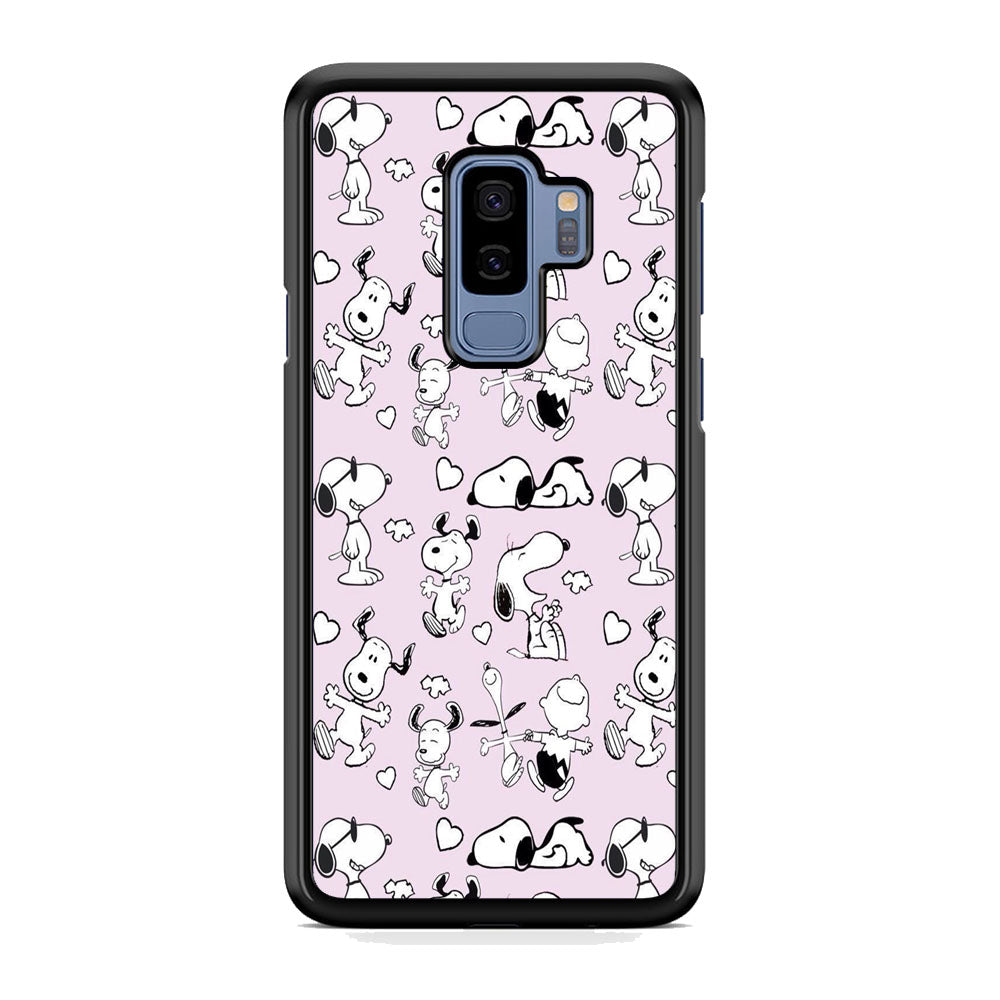 Snoopy and Charlie Happiness Samsung Galaxy S9 Plus Case