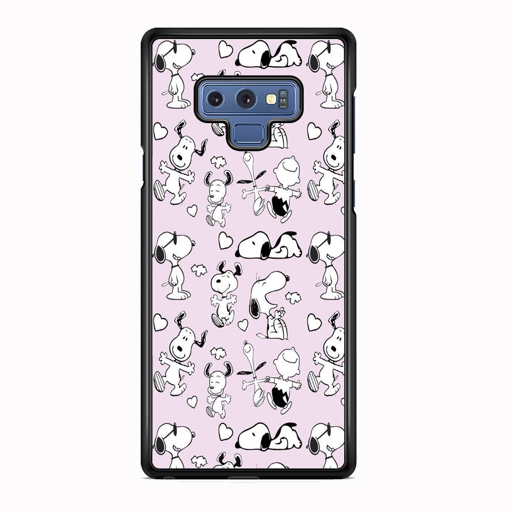 Snoopy and Charlie Happiness Samsung Galaxy Note 9 Case