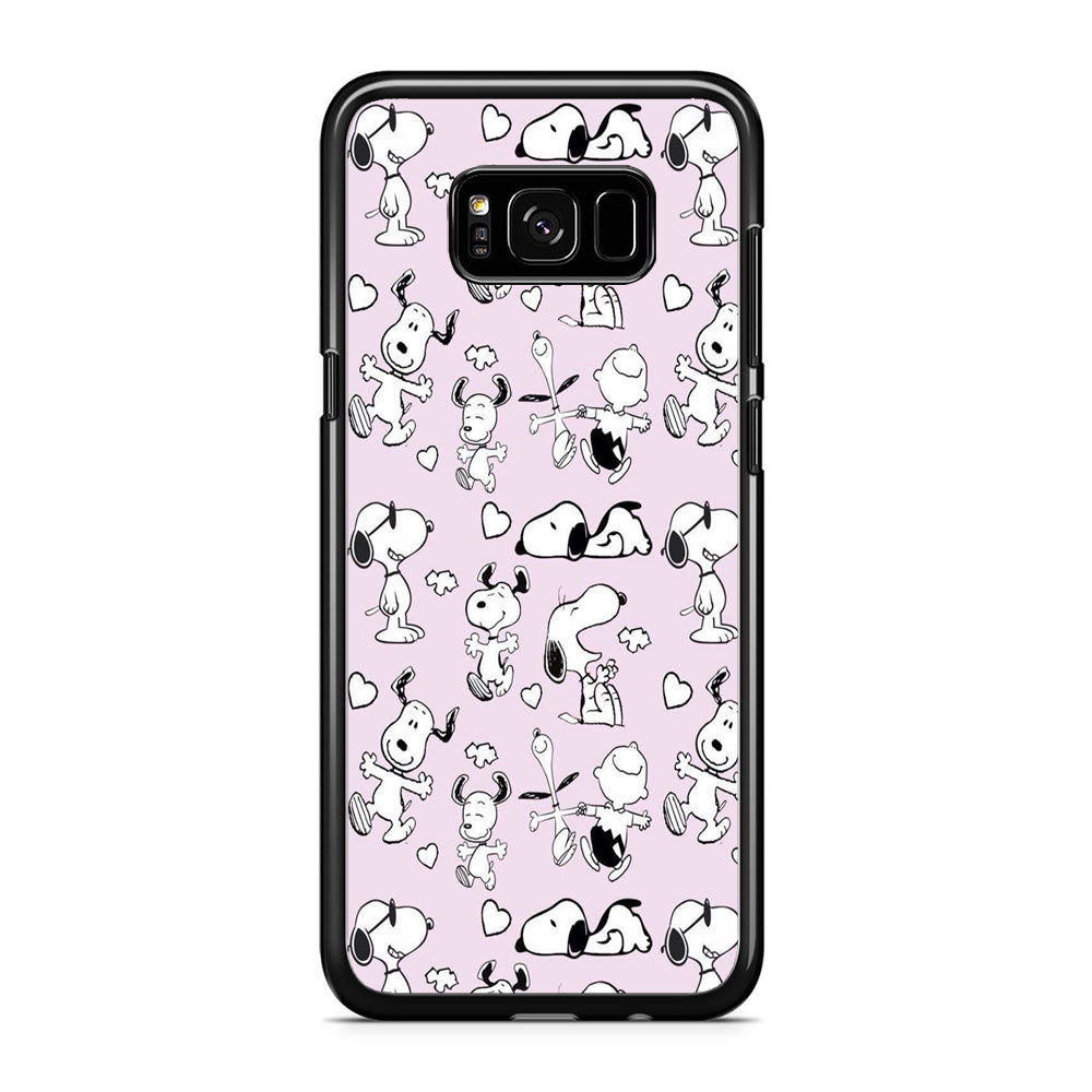 Snoopy and Charlie Happiness Samsung Galaxy S8 Plus Case