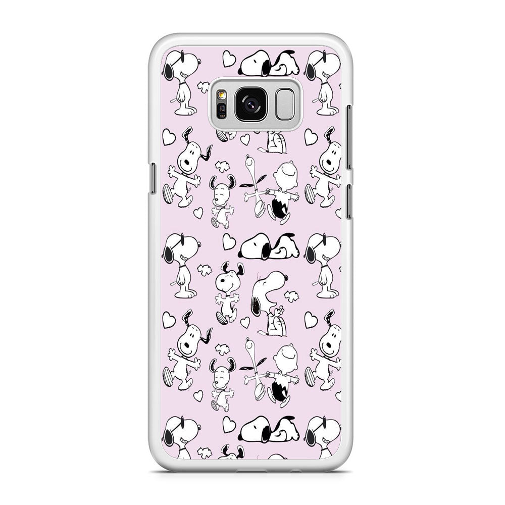 Snoopy and Charlie Happiness Samsung Galaxy S8 Plus Case