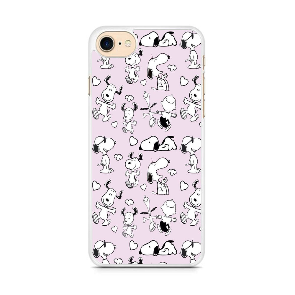 Snoopy and Charlie Happiness iPhone 8 Case
