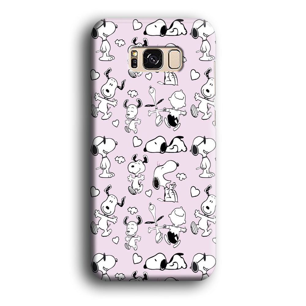Snoopy and Charlie Happiness Samsung Galaxy S8 Plus Case