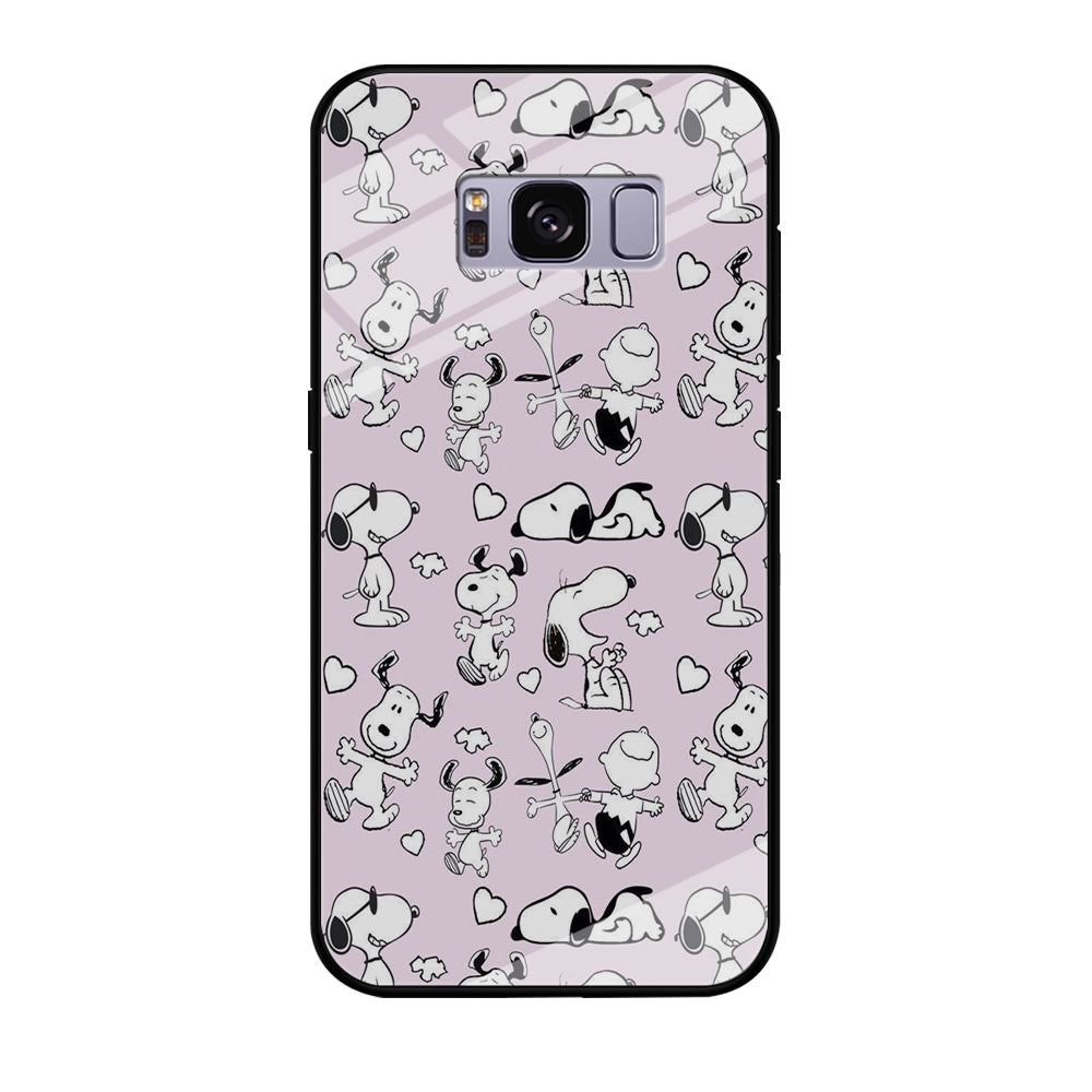 Snoopy and Charlie Happiness Samsung Galaxy S8 Plus Case