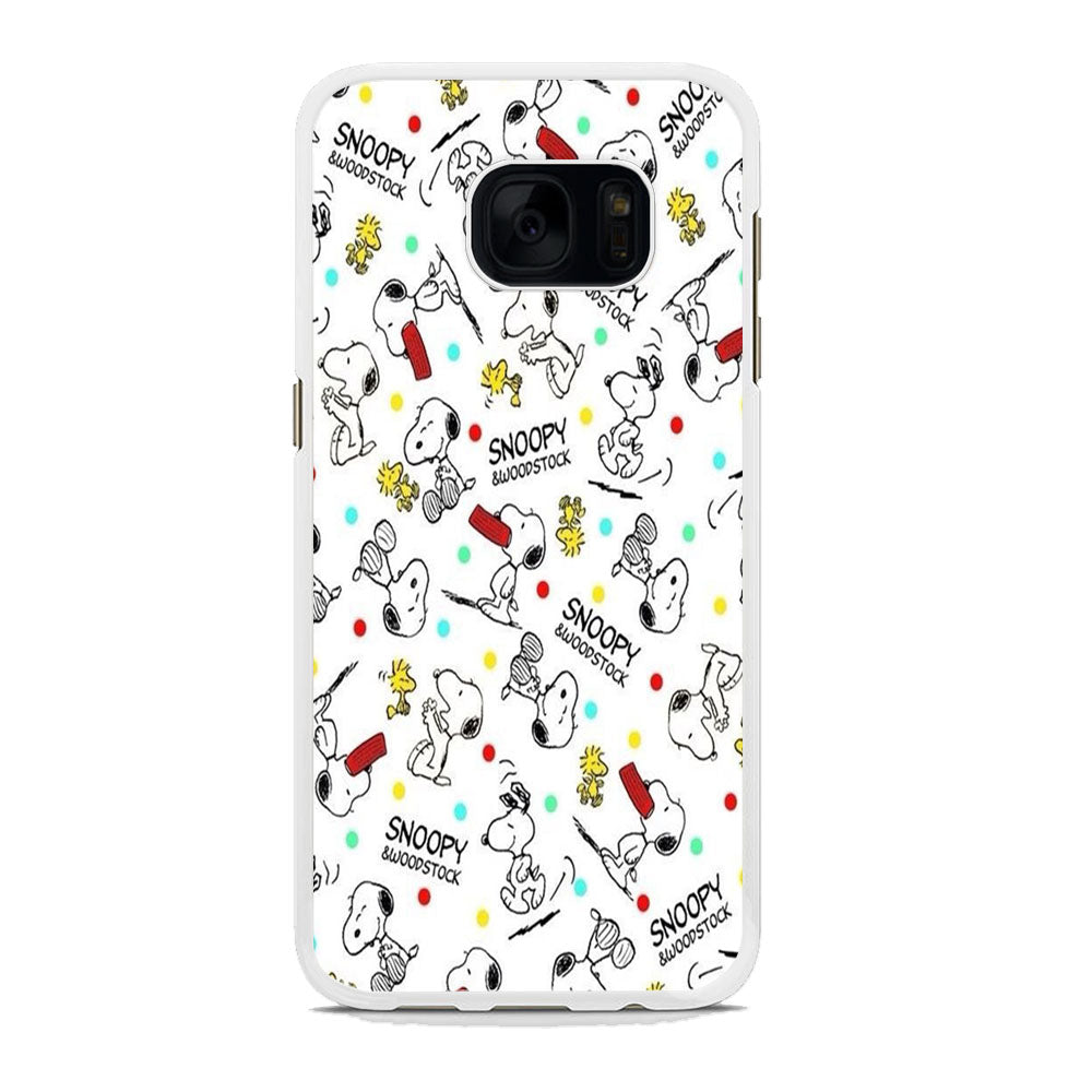 Snoopy and Woodstock Samsung Galaxy S7 Case