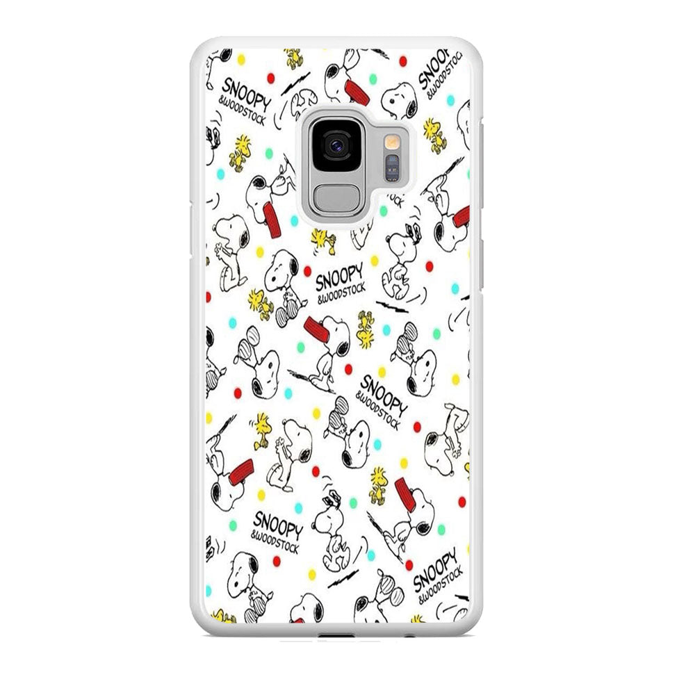 Snoopy and Woodstock Samsung Galaxy S9 Case