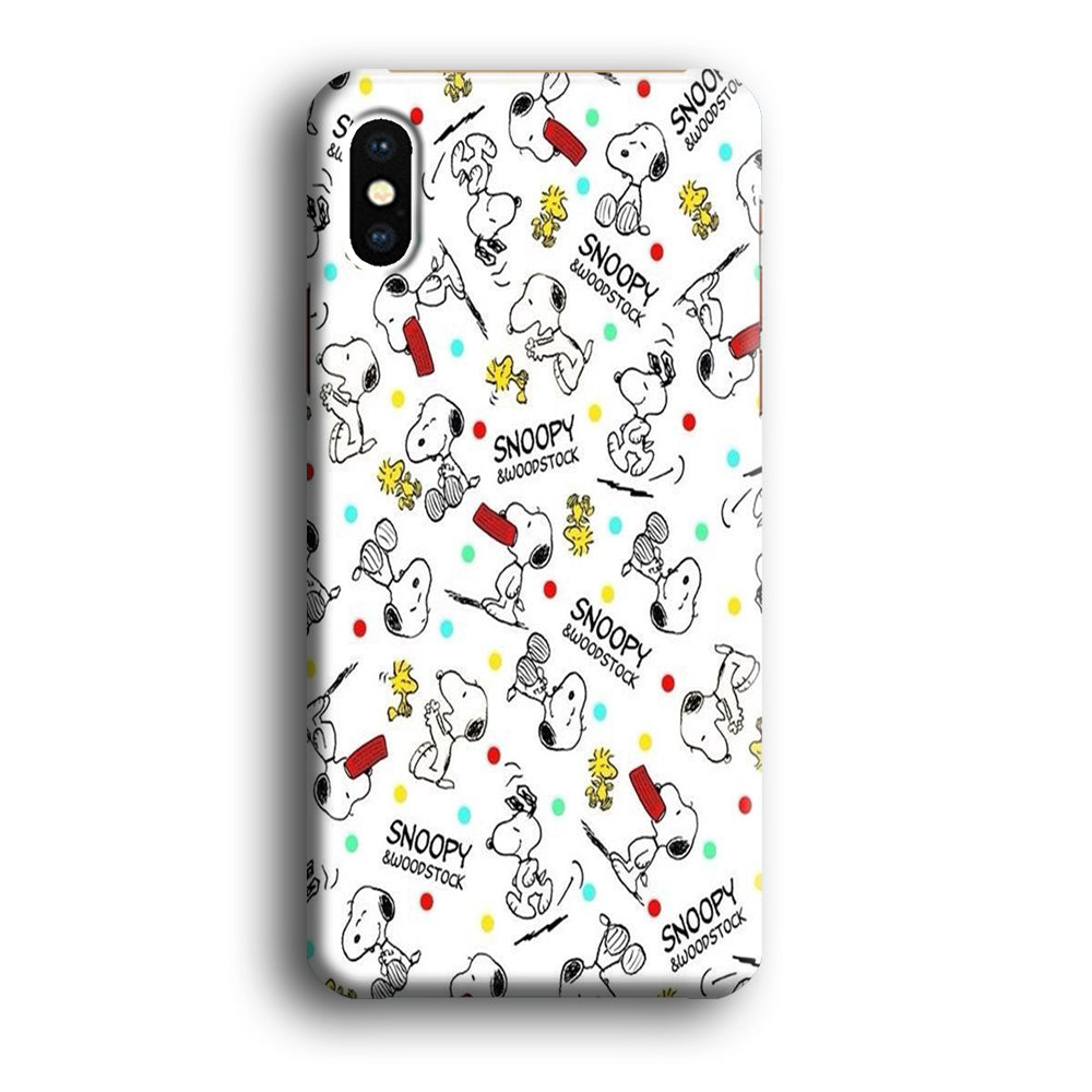 Snoopy and Woodstock iPhone X Case