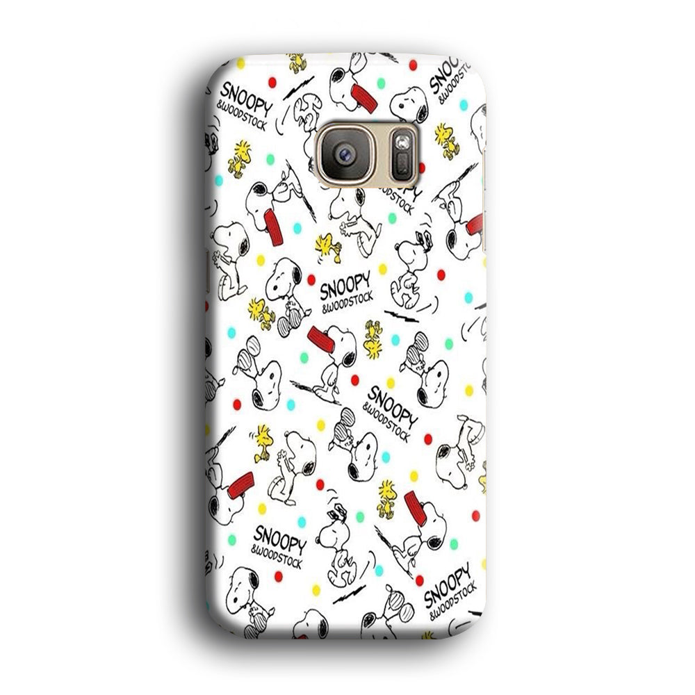 Snoopy and Woodstock Samsung Galaxy S7 Case