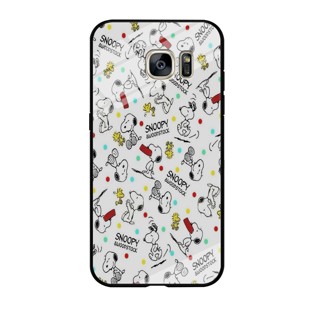Snoopy and Woodstock Samsung Galaxy S7 Edge Case