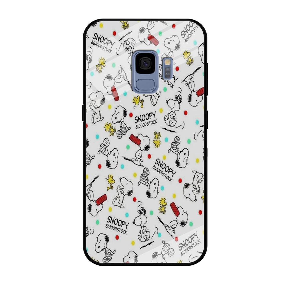 Snoopy and Woodstock Samsung Galaxy S9 Case