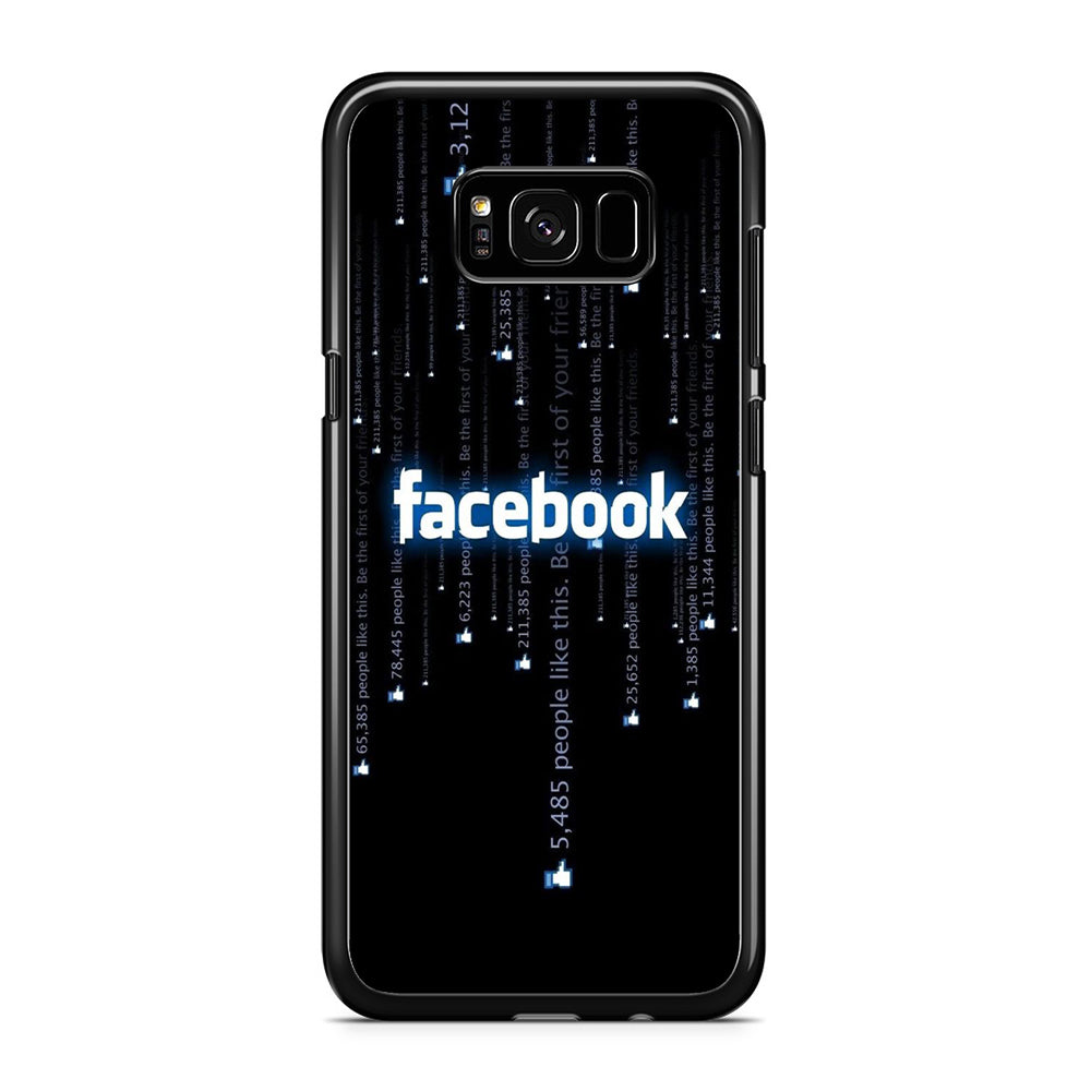 Social Media Facebook Matrix Progam Samsung Galaxy S8 Case