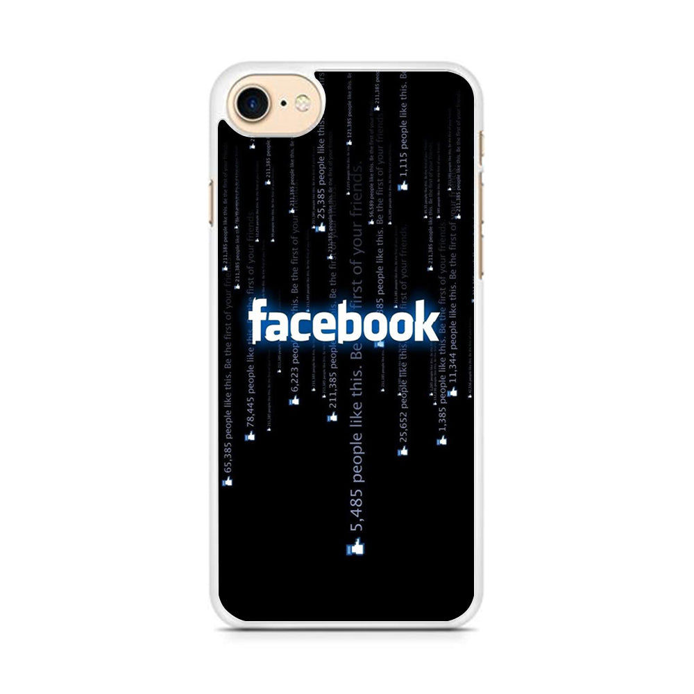 Social Media Facebook Matrix Progam iPhone 8 Case