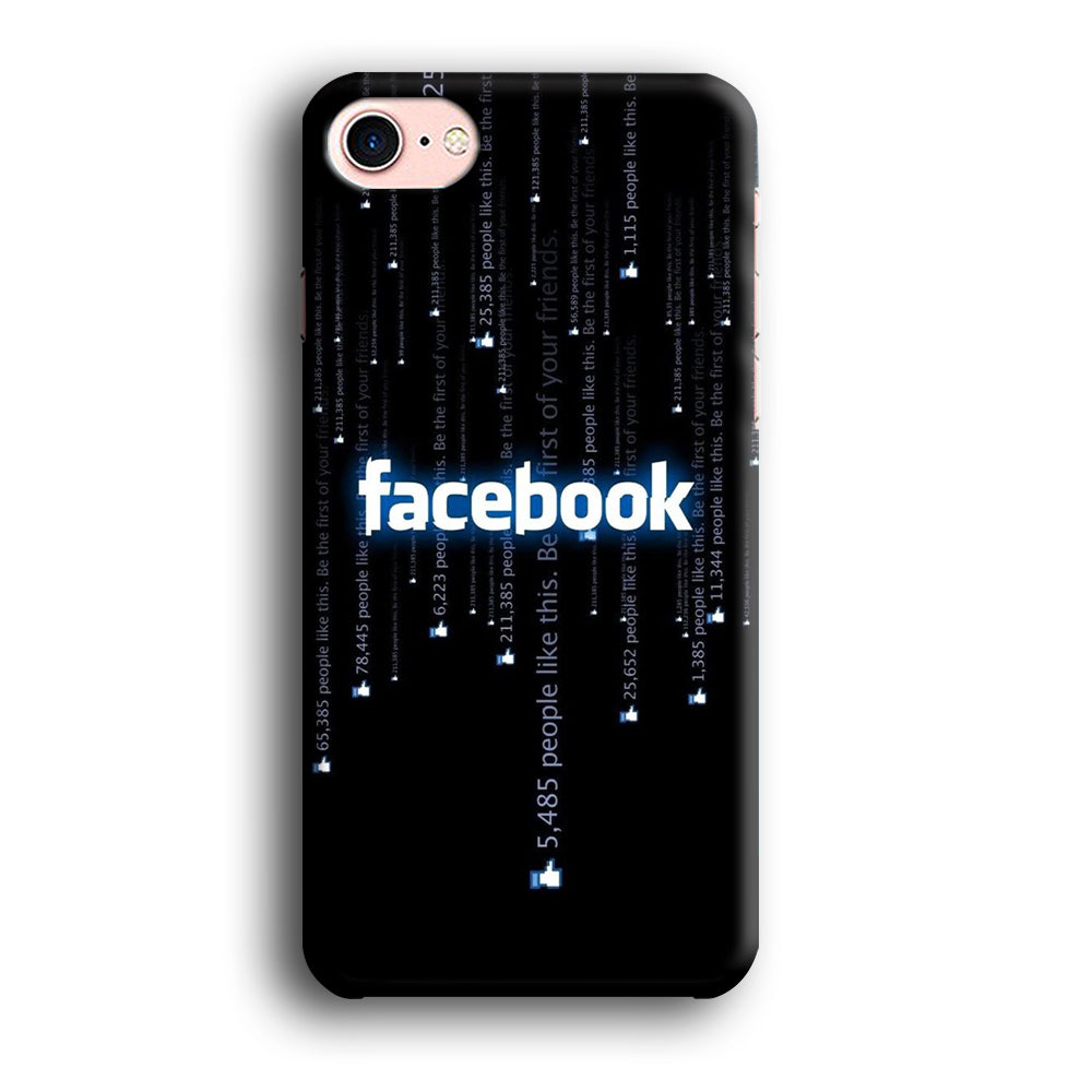 Social Media Facebook Matrix Progam iPhone 8 Case