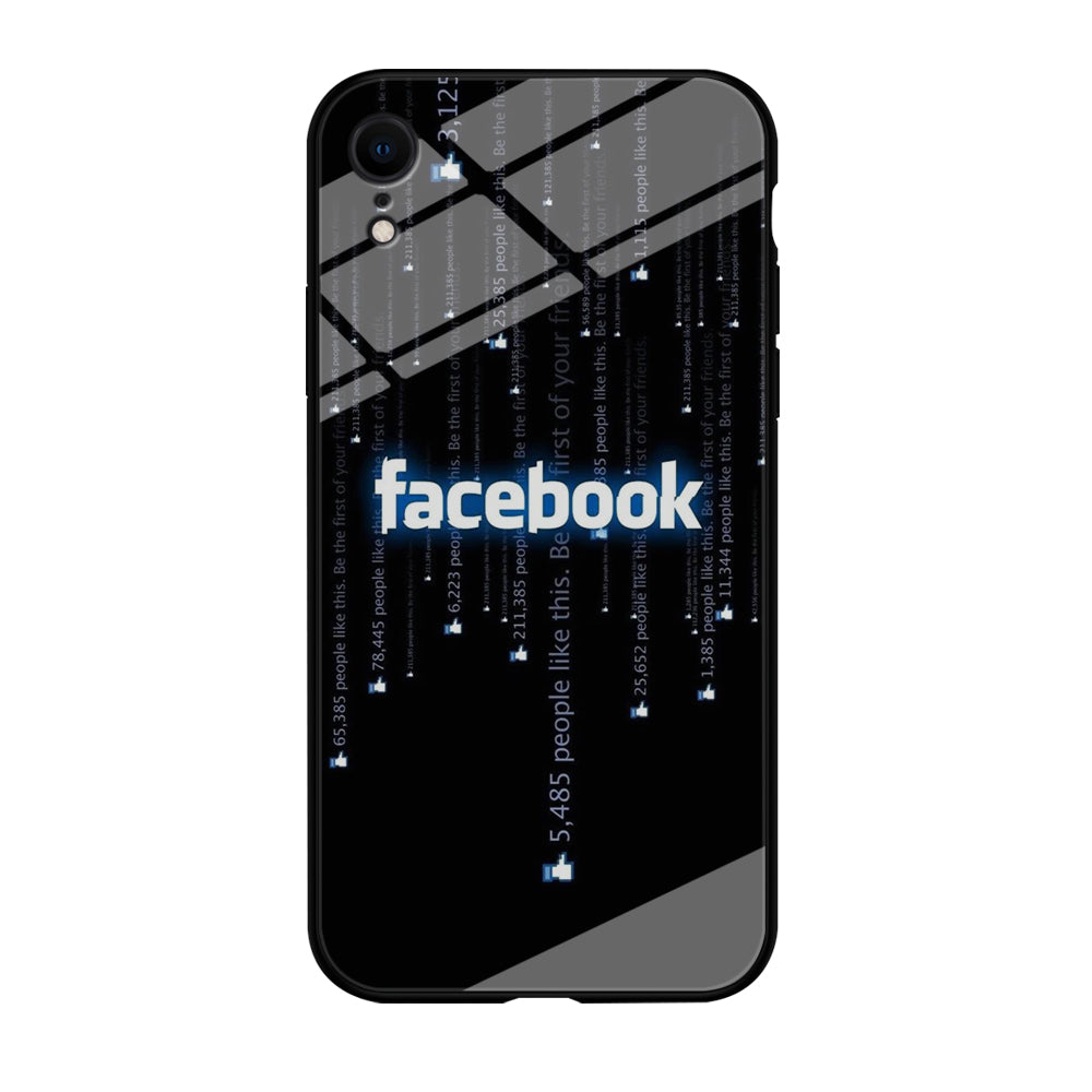 Social Media Facebook Matrix Progam iPhone XR Case