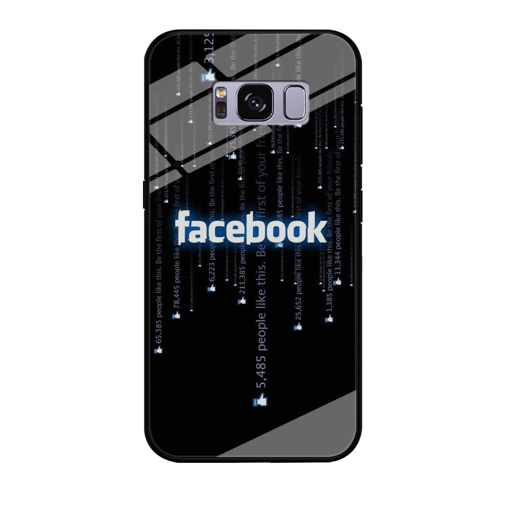 Social Media Facebook Matrix Progam Samsung Galaxy S8 Case