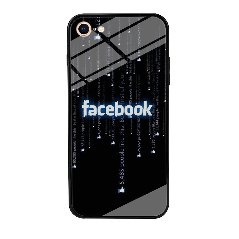 Social Media Facebook Matrix Progam iPhone 8 Case