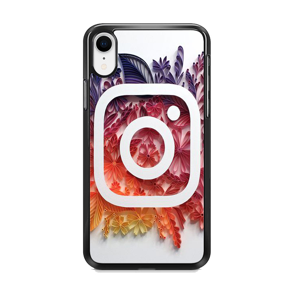 Social Media Instagram White iPhone XR Case